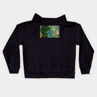 Seamless Jungle Plants Texture Patterns XVII Kids Hoodie